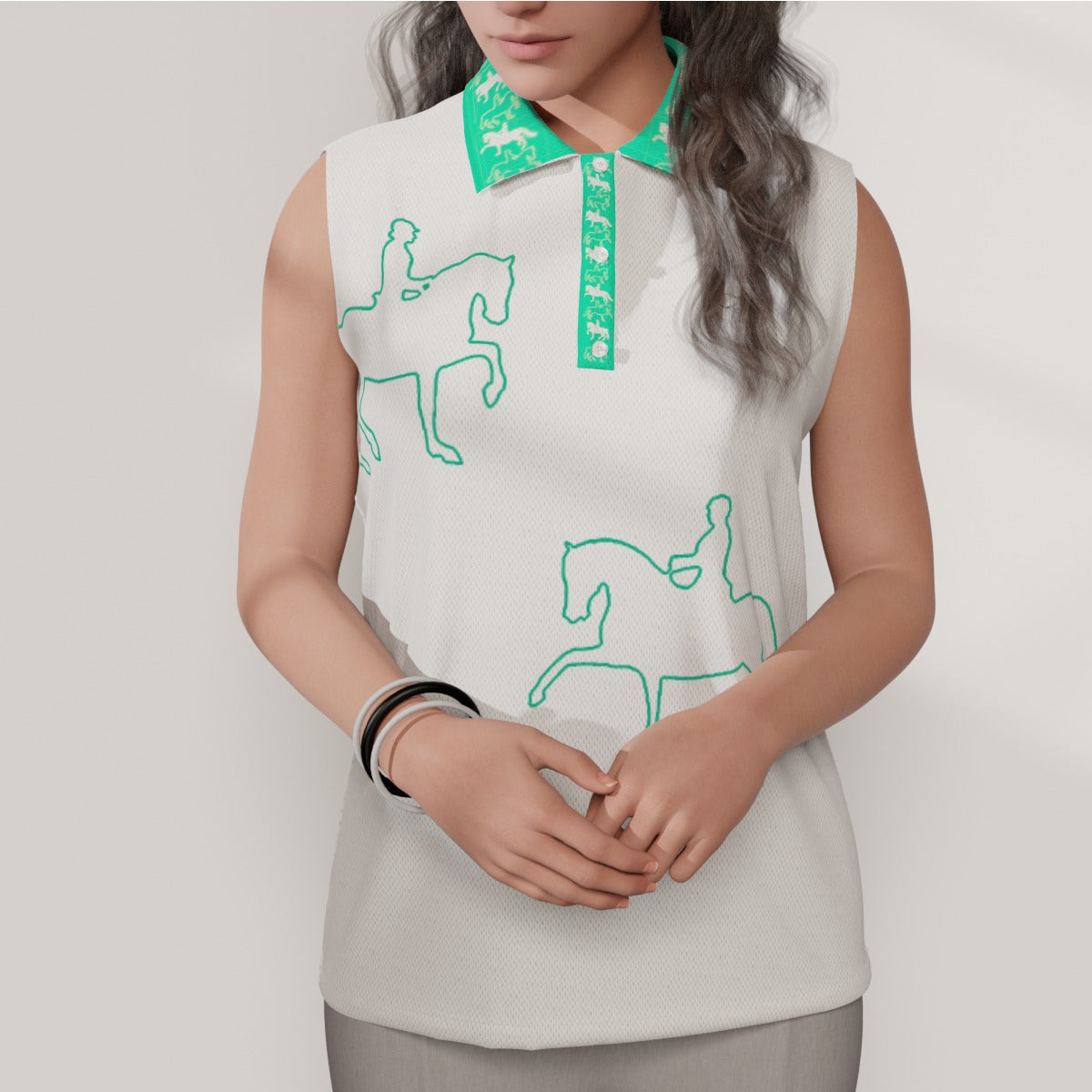 Polo sans manche LIBERTÉ Femme
