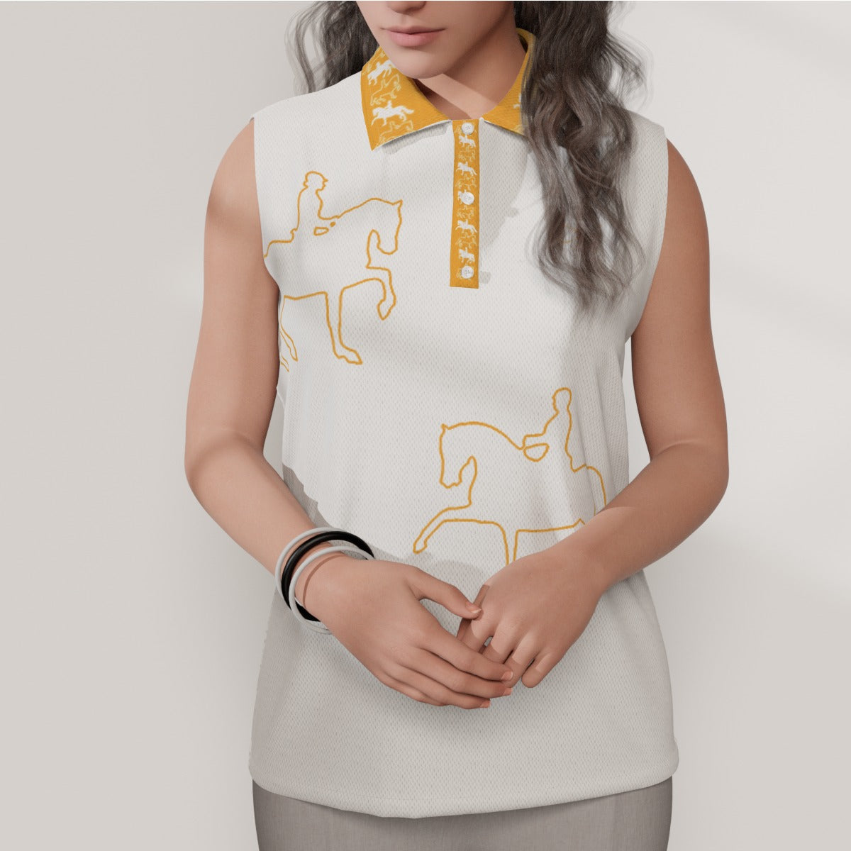 Polo sans manche LIBERTÉ Femme