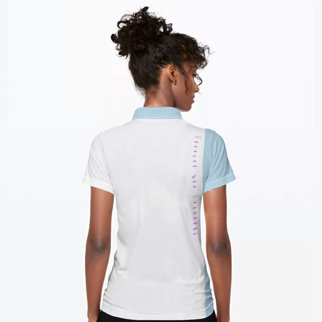 Polo PASSION Céleste Femme