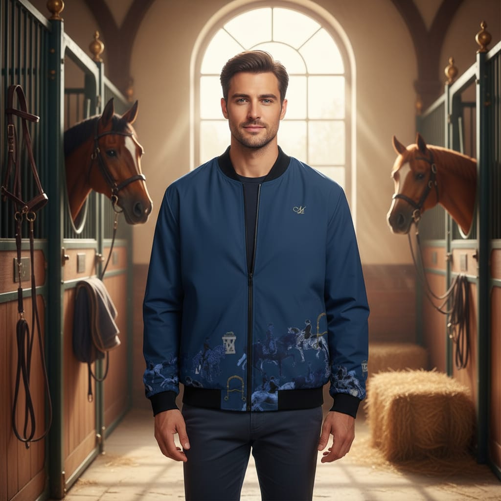 Bomber PRESTIGE Homme Indigo